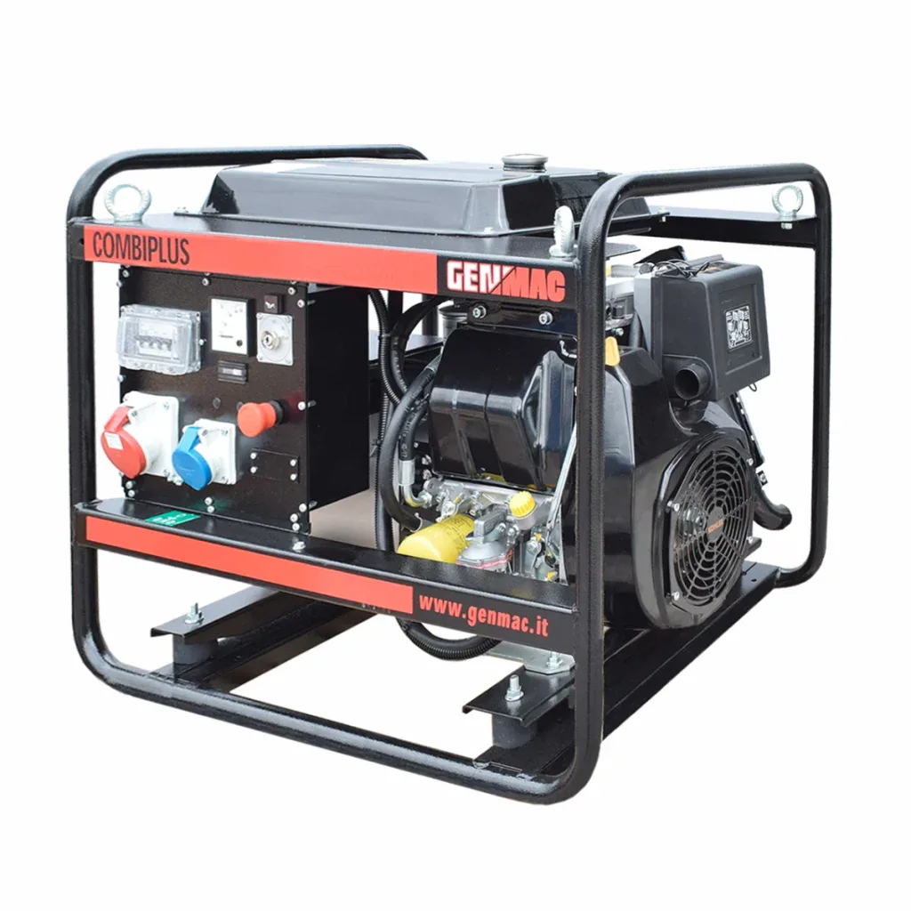 Generator de curent diesel GENMAC CombiPlus G11100KEO trifazat AVR 9,8 kW